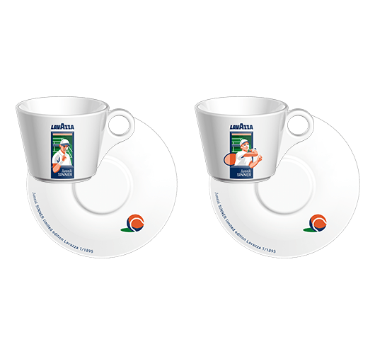 Cappuccino-Set Jannik Sinner – Rasen-Edition