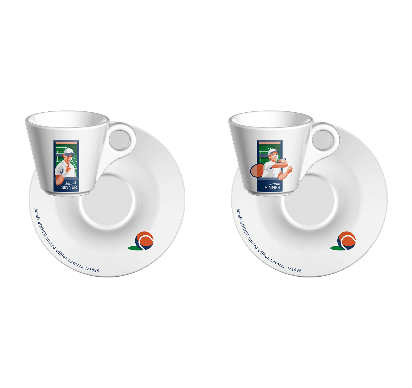 Espresso-Set Jannik Sinner – Rasen-Edition